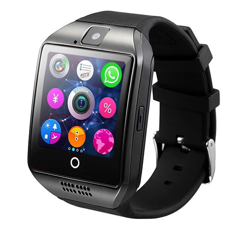 Smart Horloge Q18 MP3 Muziek Speler Met Touch Screen Passometer Camera TF Card Bluetooth Smartwatch Voor Android IOS