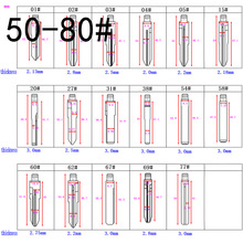 50-80# 50# 51# 52# 53# 54# 57# 58# 60# 62# 65# 67# 69# 71# 77#  nøgleblad bilnøgleembryo bilnøgleembryo, der udskifter nøglehovedet