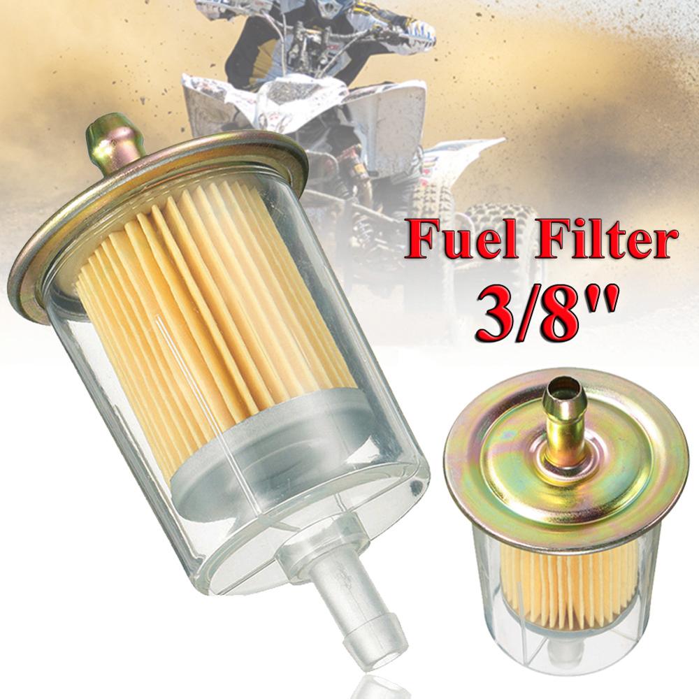 1 Pc 3/8 "Brandstof Filters Industriële Universele Motorfiets Rv 'S Inline Gas Fuel Line