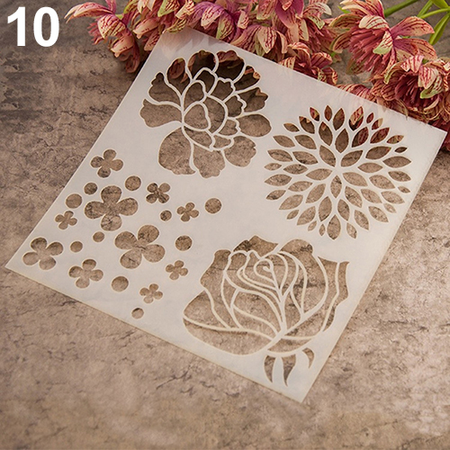 peinture modèle pochoir Scrapbooking Album gâteau café bricolage Art décor moule