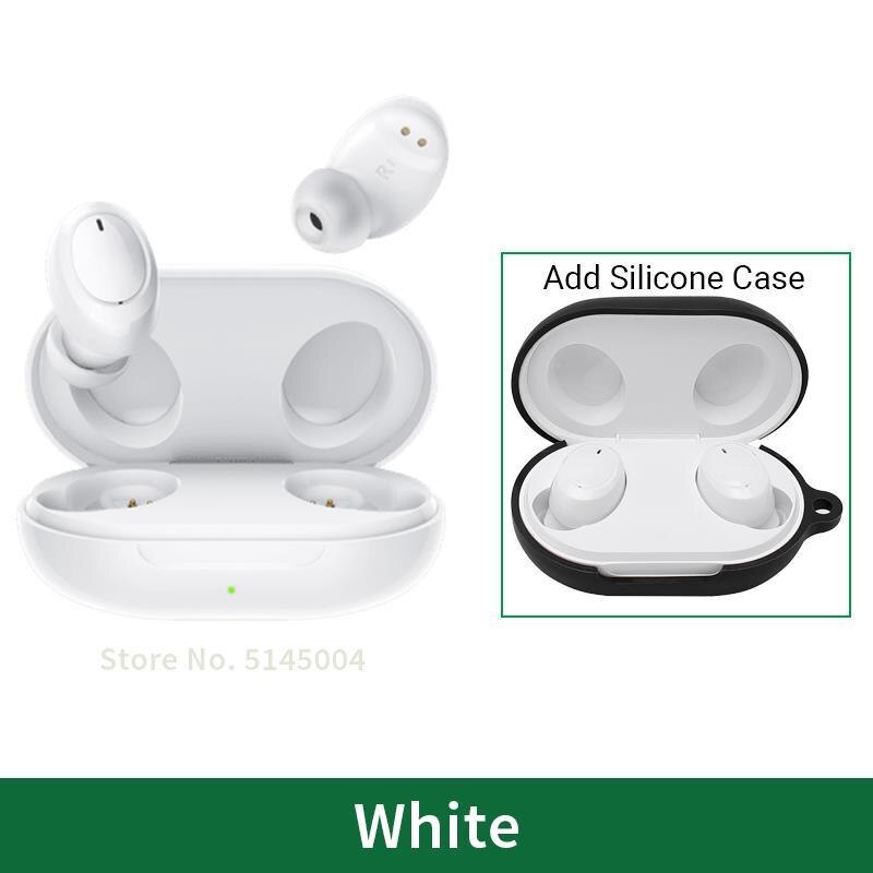 OPPO Enco W31 Lite Wireless Earphone TWS Bluetooth 5.0 Earphone Enhanced Bass IP55 Water Resistance For Reno 4 Pro 3: Add black Case