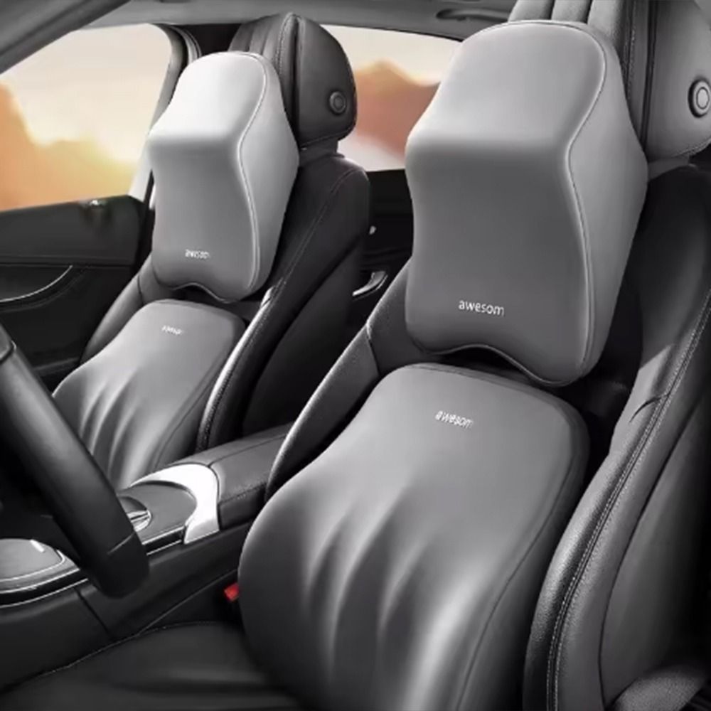 Ergonomic Car Neck Pillow Anti-fatigue Adjustable Protective Lumbar Support Memory Cotton Multifunctional Neck Rest Cushion Home