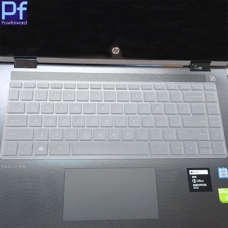 Laptop Keyboard Cover for HP Pavilion X360 14-BAxxxx/BFxxxx - Ultra-thin Silicone Protector: Clear