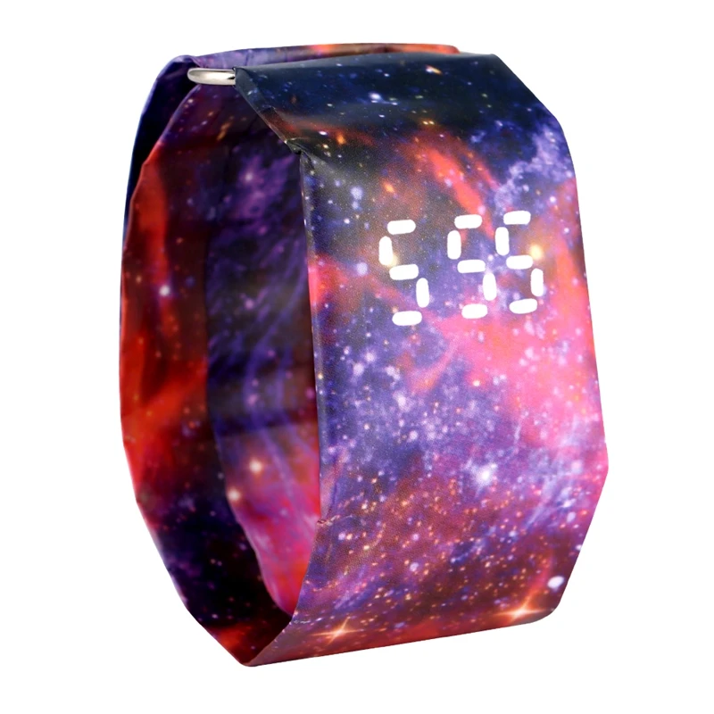 Relojes de papel creativos para hombres y mujeres, relojes digitales LED, relojes deportivos, precio barato,