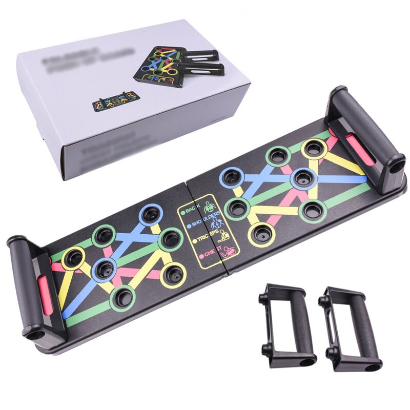 Foldable Surplex Push Up Rack Board System Push Up Board Stand Multifunzione Allenamento Per La Forza - 3