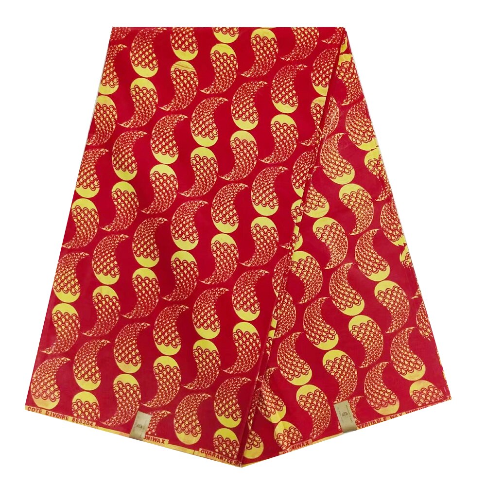 Red Afrikanischen Wachs Stoff für Kleid Nähen Super Jave Block Druck Baumwolle Nigerian Ankara SUPER JAVA Print Wachs Pange Materialien