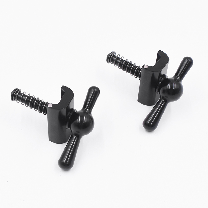 TWTOPSE Cycling Bike Magnetic Hinge Clamp Plate For Brompton Folding Bike Bicycle C Clamp Plate Lightweight 31.8g Aluminum Alloy: Black Set