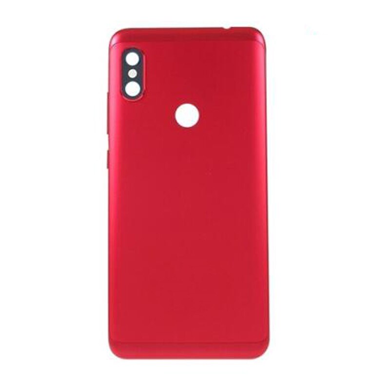Coque de remplacement pour Xiaomi Redmi Note 5 Pro Note 6 Pro, couvercle de batterie avec autocollant adhésif: Note 6Pro Red