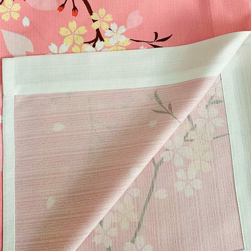 Japan beimen vejbruser gardin kirsebærblomst japansk stof trykning gardintæppe