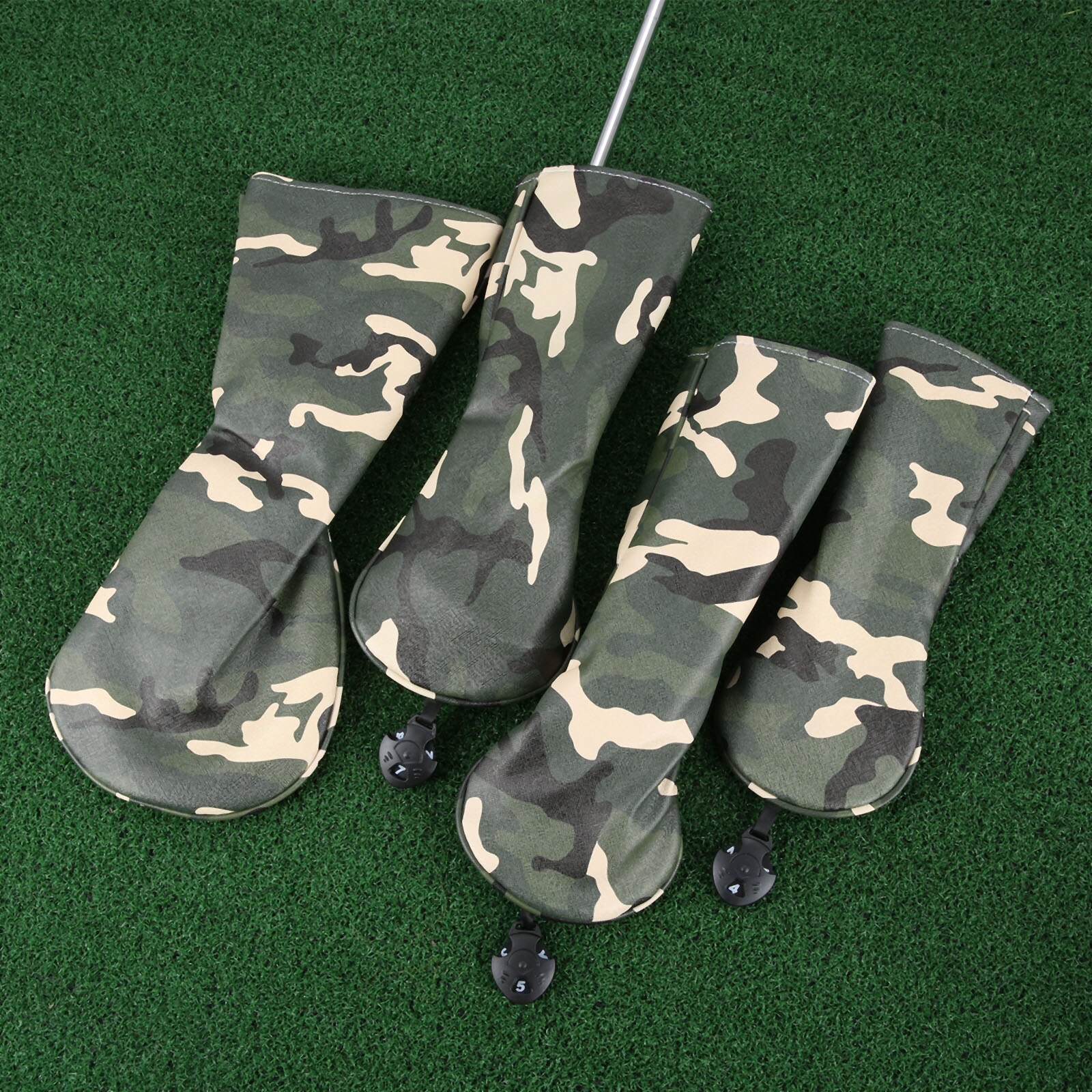 4 stk vanntett pudder golfklubb hodeksett sett . 1, 3, 5,  ut golf tre sjåfør klubb hoder deksel beskytter