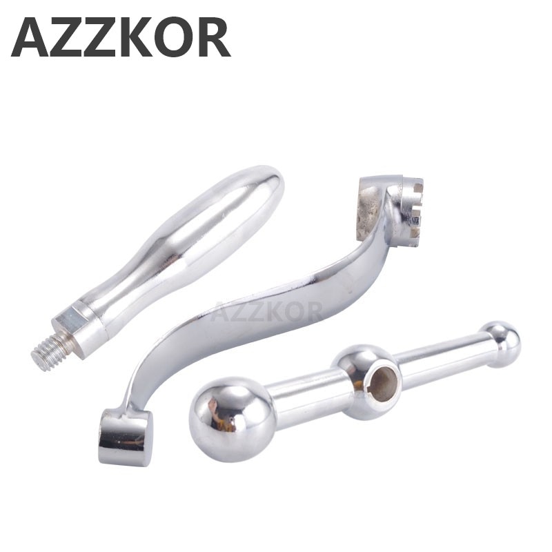 Turret Milling Machine Accessories D26 Three Ball Handle Olive Workbench Lifting Crank Single Wrench NC Accessories