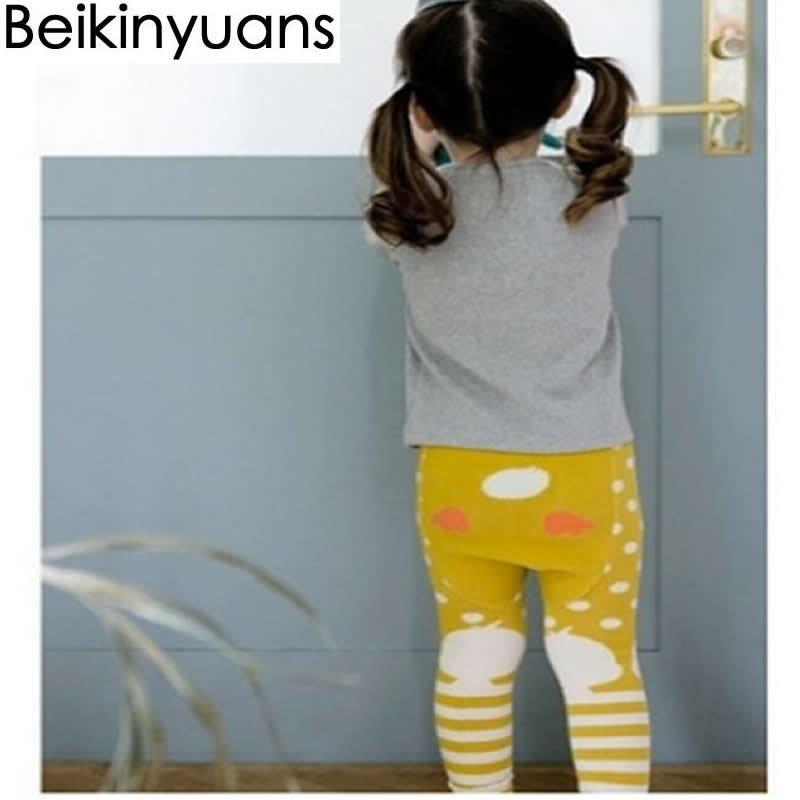 Filles collants bande dessinée gros cul pantalon enfants pantalon coréen coton PP enfants pantalon serré infantile bébé serré ne pas ouvrir l'entrejambe