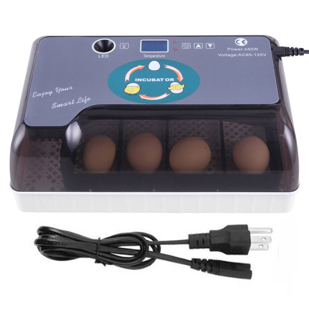 12 Eggs Incubator Chicken Bird Brooder Machine Automatic Farm Hatchery Poultry for Household Chicken Eggs Supplies