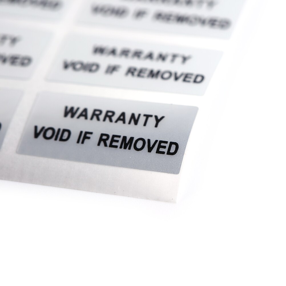 300pcs /lot Printed Security Seals Tamper Evident Warranty Void Labels
