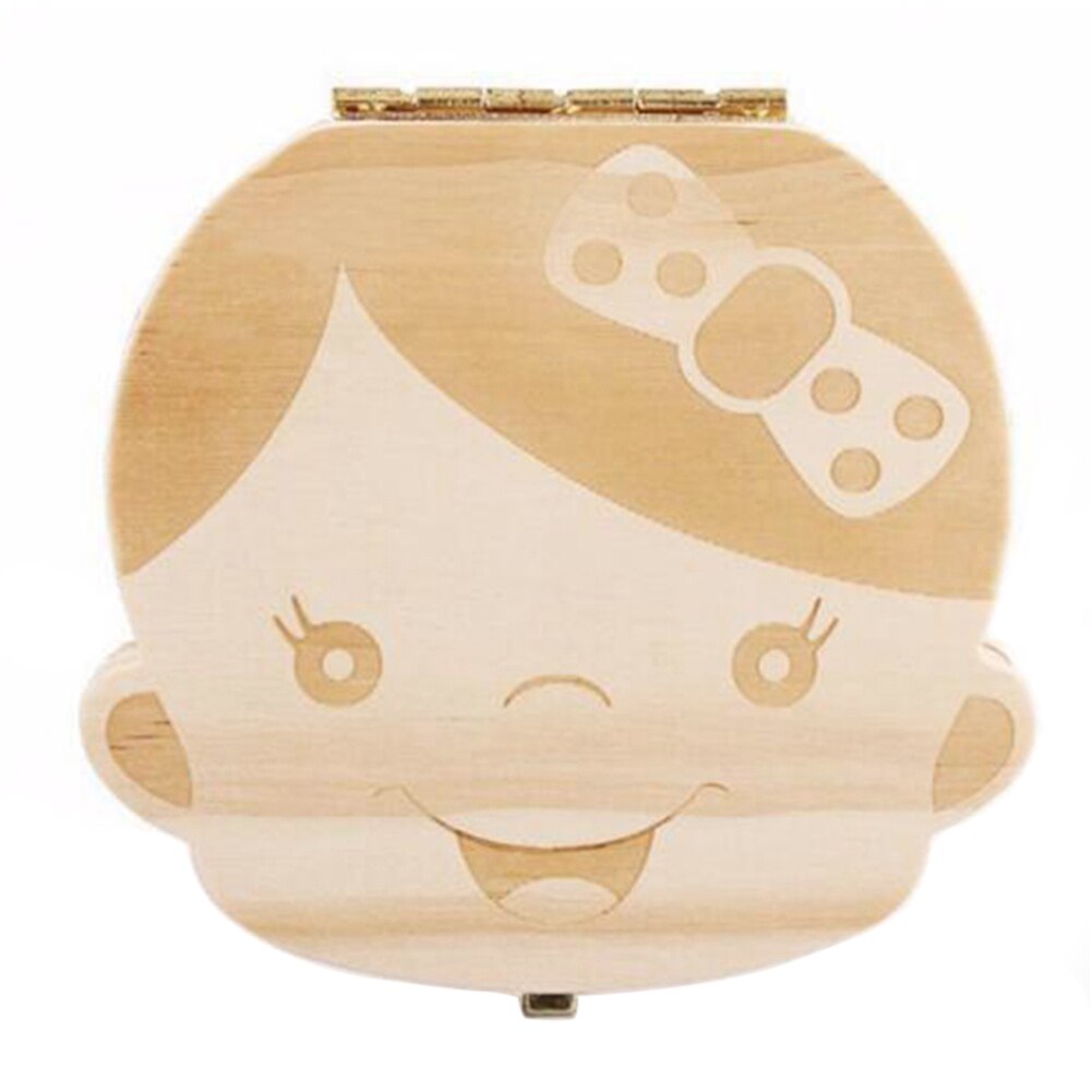Baby Tanden Besparen Box Bespaar Organizer Melk Tand Opbergdoos Baby Kids Tanden Geheugen Opbergdozen Organizer: baby girl 
