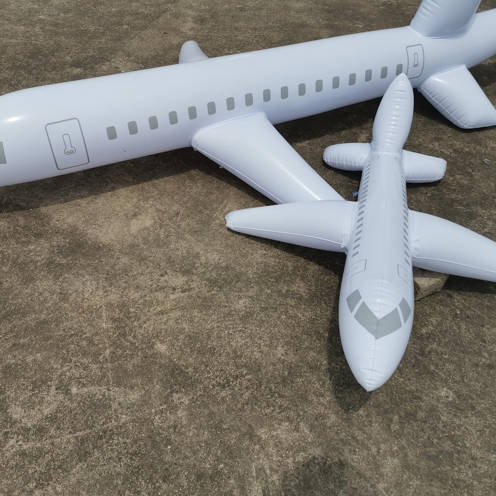 Uppblåsbart flygplan pvc uppblåsbart flygplan reklamflygplan modell barns tecknade leksaker hållbart leksak flygplan