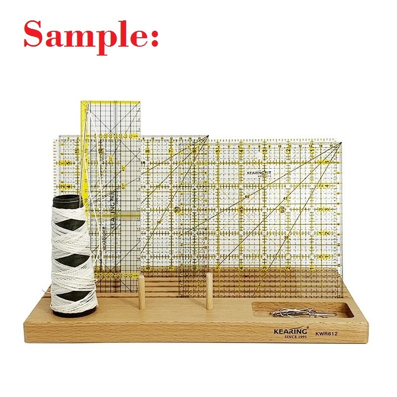 12" Wood Ruler Station Wooden Rulers Rack Holder or 12 Inch Ruler or 30cm Patchwork Ruler