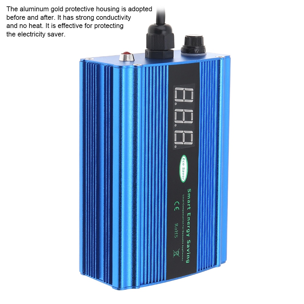Intelligent Energy Saver 90-265V 50KW Power Electricity Saving Box EU/US Plug Factor Electricity Bill Killer Up To 35% for Home