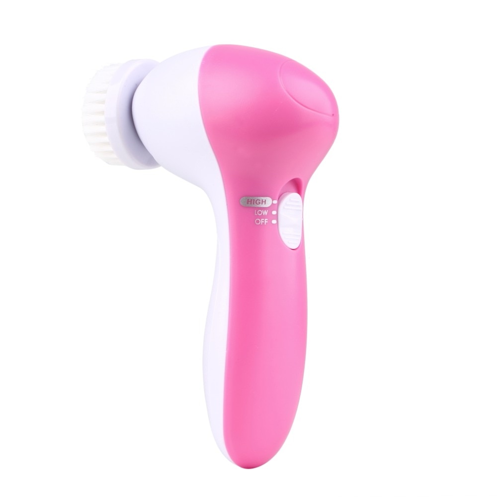 5 In 1 Elektrische Wassen Gezicht Machine Facial Pore Cleaner Cleansing Massage Skin Beauty Massager Borstel Schoon Borstels