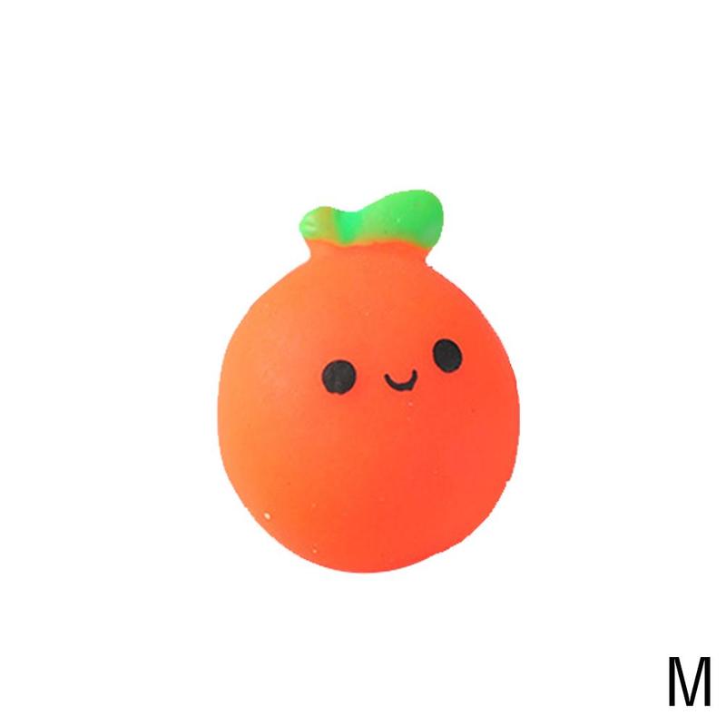 13 Styels Cute Fruit Series Anti-stress Squeeze Toys Mini Soft Silicone Animal Hand Squeeze Music Antistress Decompression Toy: M