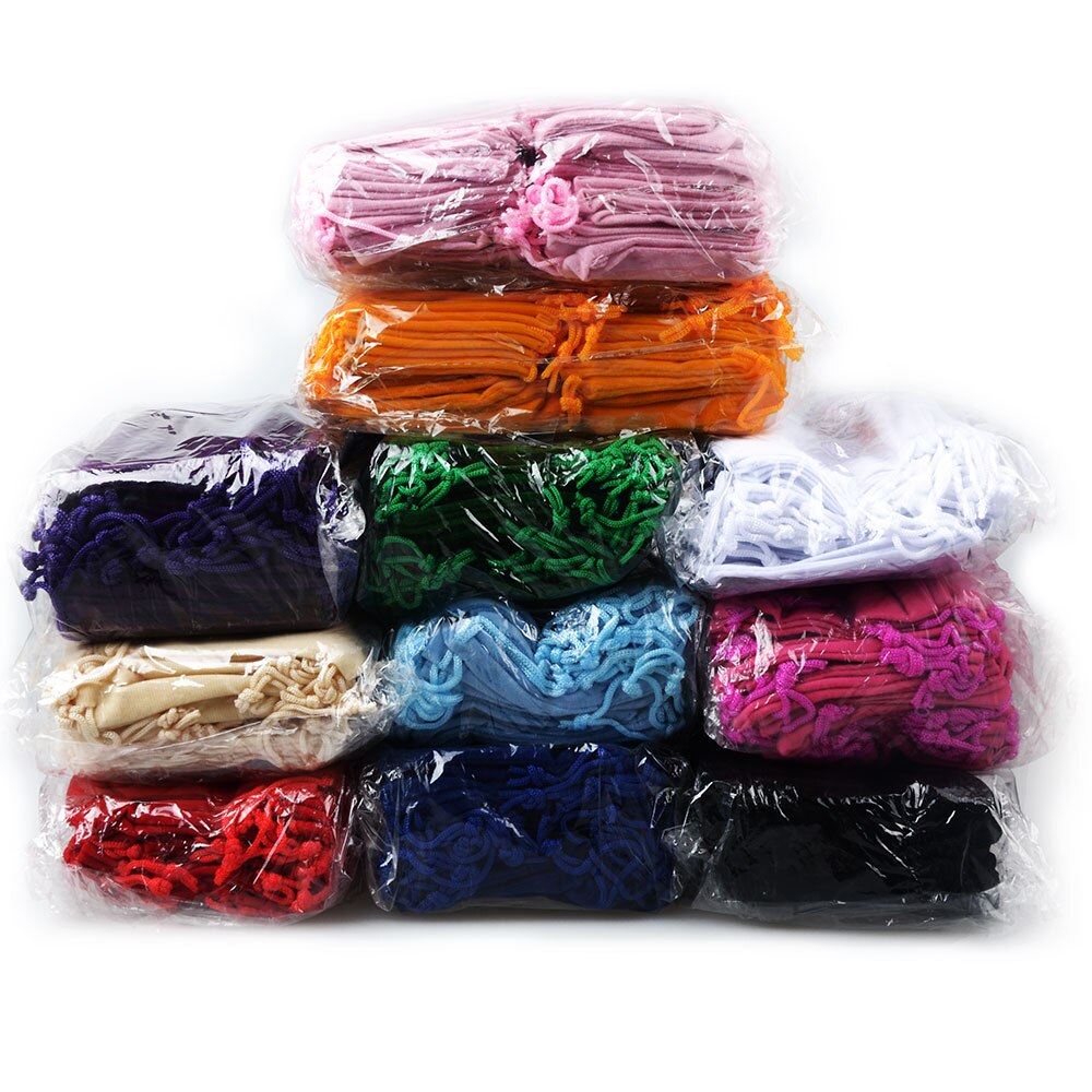 10 stks/partij 7x9 cm 9x12 cm Fluwelen Zakjes Sieraden Verpakking Display Trekkoord Verpakking Bags & zakjes