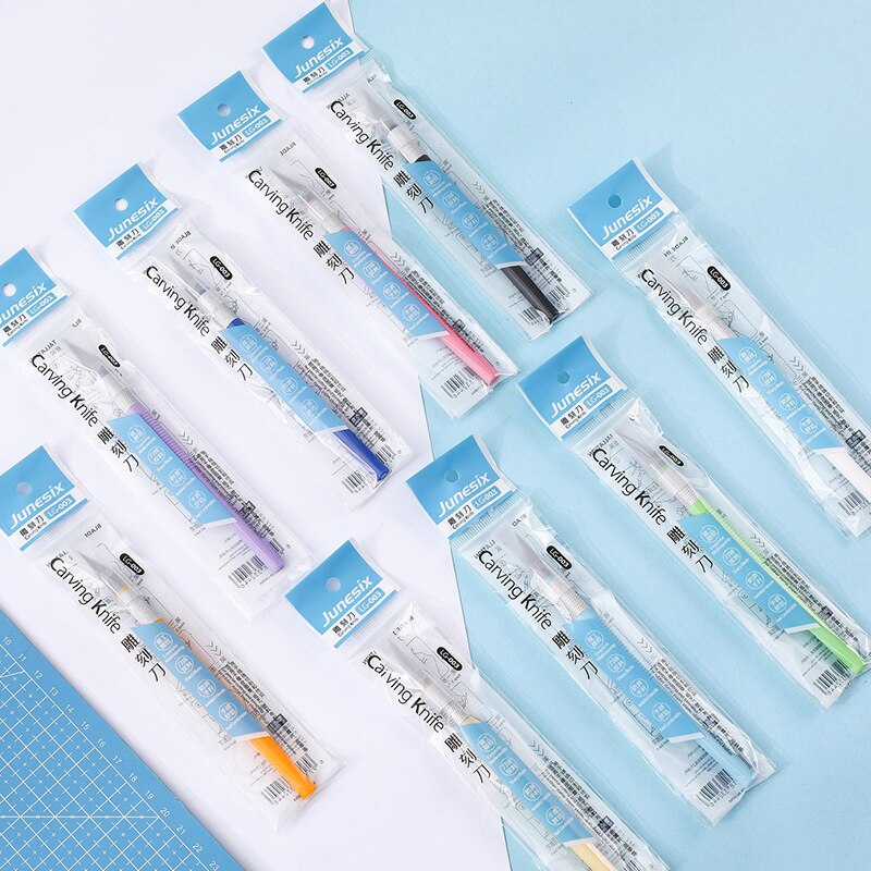 DIY Utility Knife Carving Metal Scalpel Knife Tools Knife Scalpel Stationery Wood Paper Cutter Craft Pen Engraving Cutting Suppl