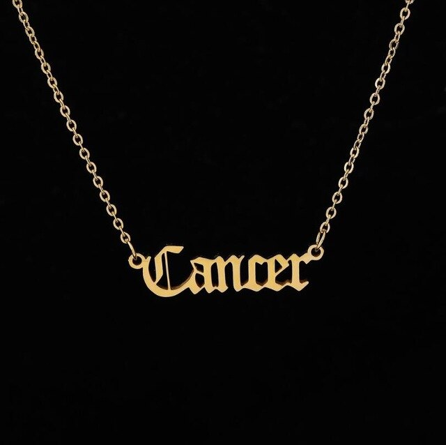 Gorąca sprzedaż konstelacji zodiaku naszyjniki biżuteria dla kobiet moda styl zaprojektowany list strzelec Leo naszyjniki Collier: D