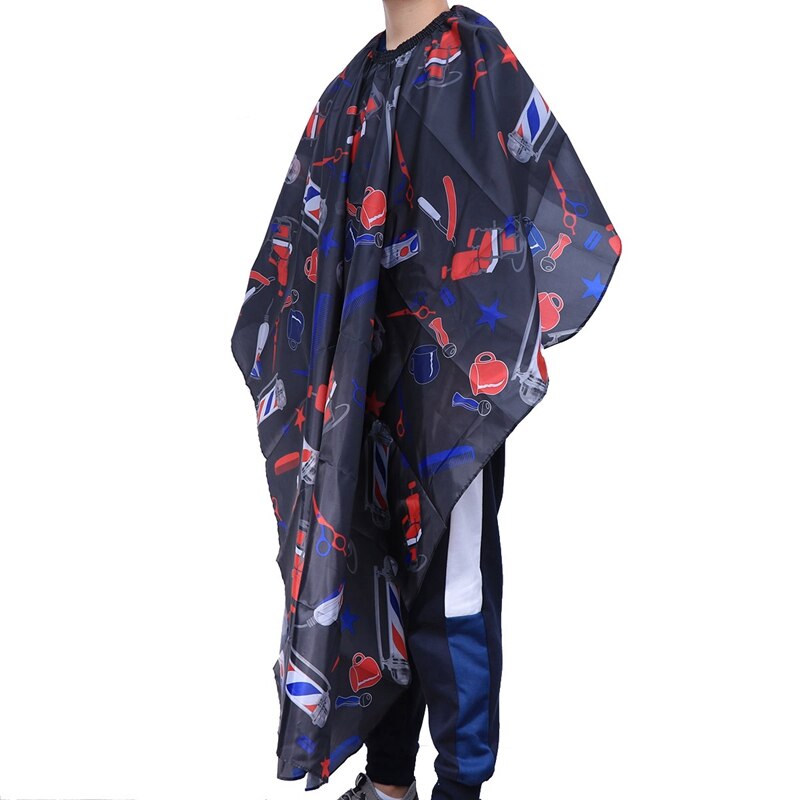 1Pc Haarschnitt Mantel Wasserdichte Princed Leichte Praktische Schürze Haarschnitt Tuch Kleid Haar Stylist Kind Friseur Erwachsene