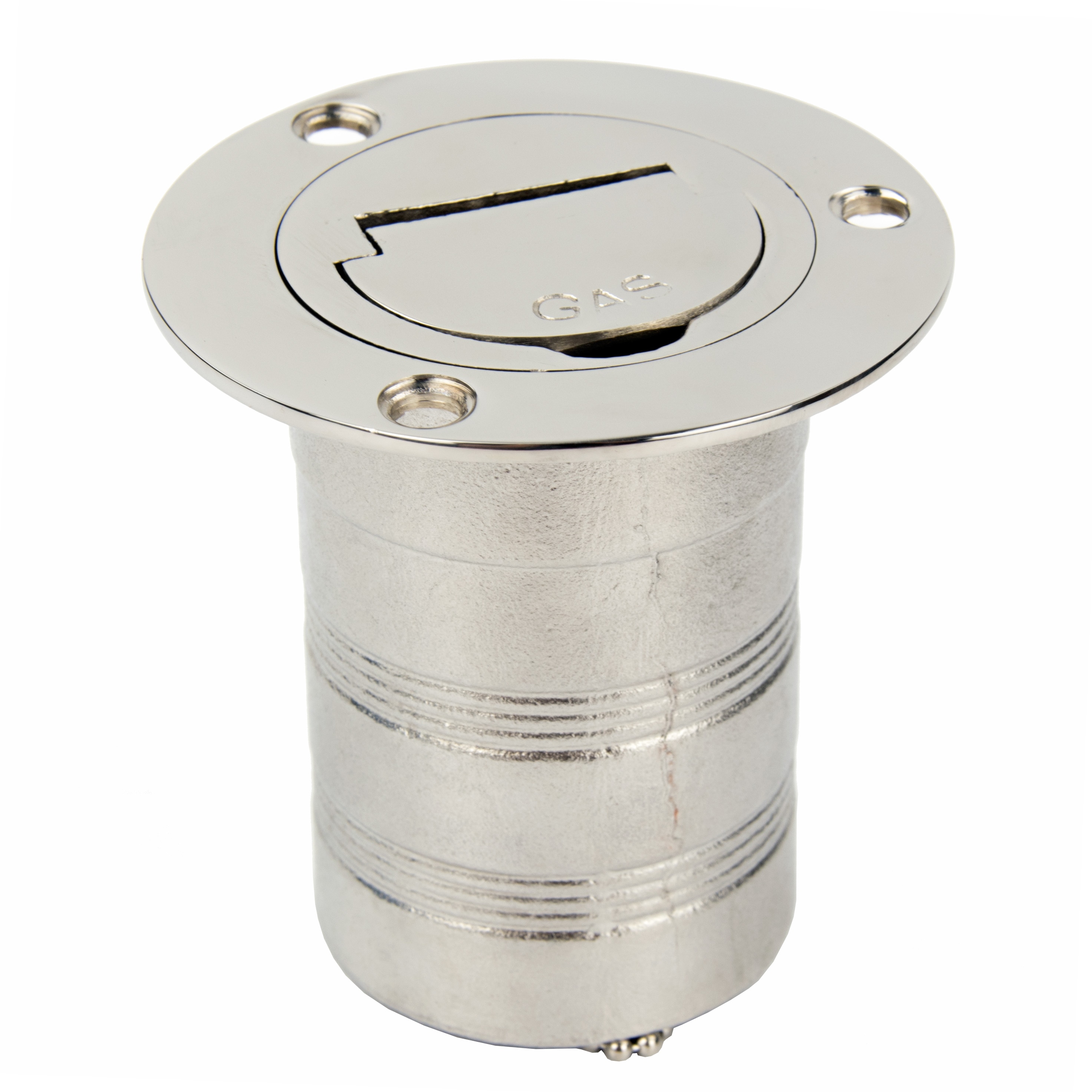 Marine Keyless Boat Fuel Gas Deck Fill / Filler Stainless Steel 316 - 2" - Gas