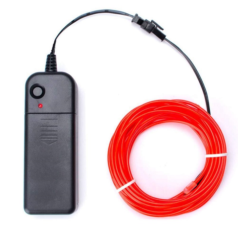Flexibele Neon Licht 1M/3M/5M El Wire Led Neon Dance Party Sfeer Decor Lamp ropetube Waterdichte Multicolor Led Strip 3V