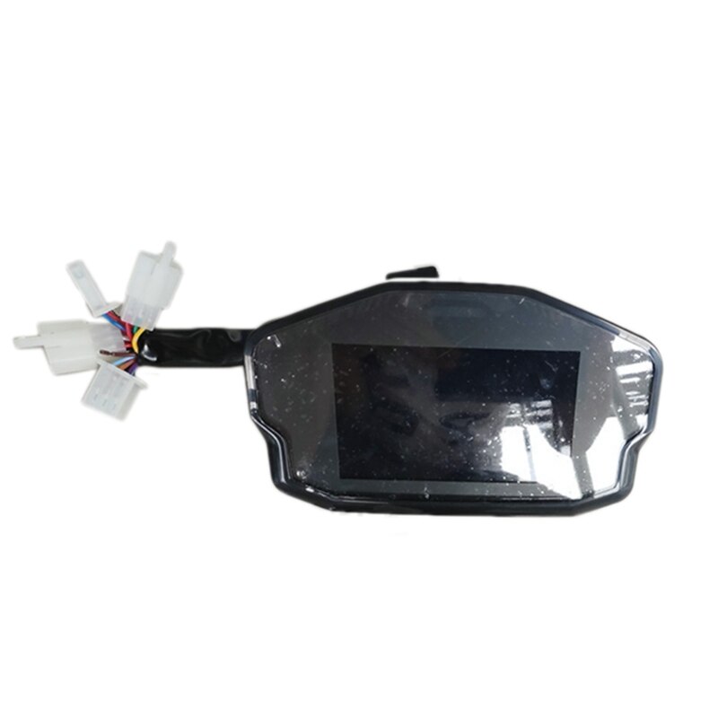 Universal- Motorrad LCD Digital Tacho 12000RPM 6 Getriebe Hintergrundbeleuchtung Motorrad Kilometerzähler für 1, 2,4 Zylinder Meter