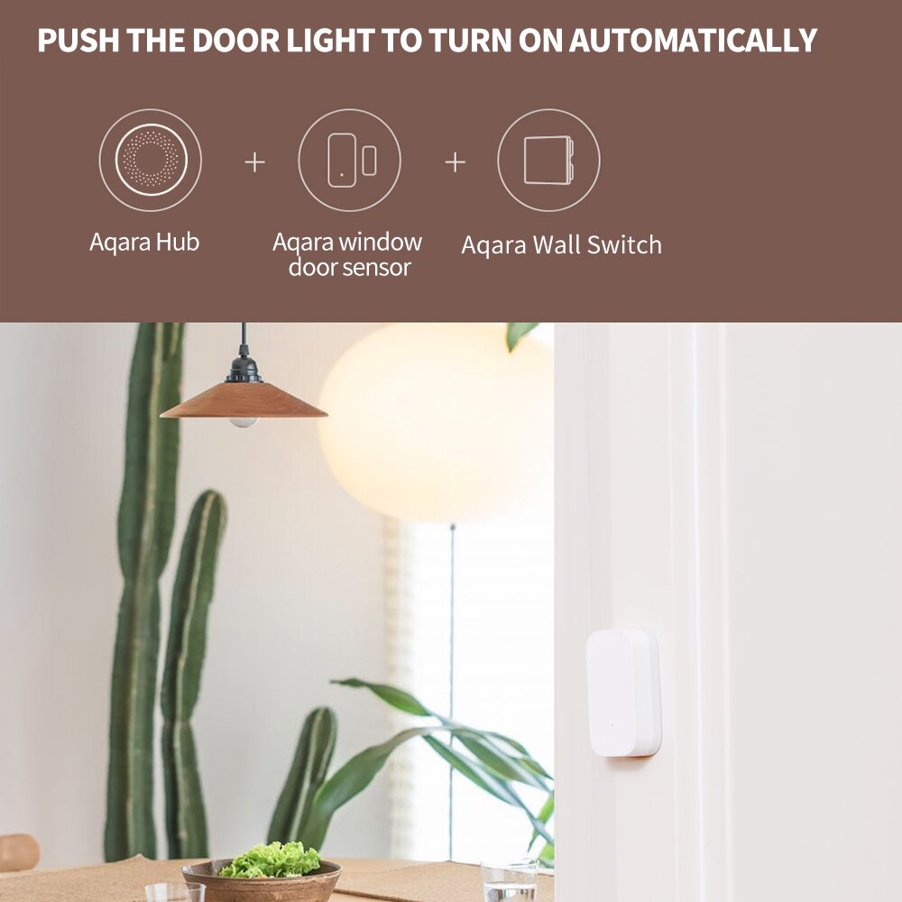Xiaomi Aqara Tür Fenster Sensor Zigbee Drahtlose Verbindung Clever Mini tür Sensor Arbeit Mit Mi Hause APP Für Android IOS