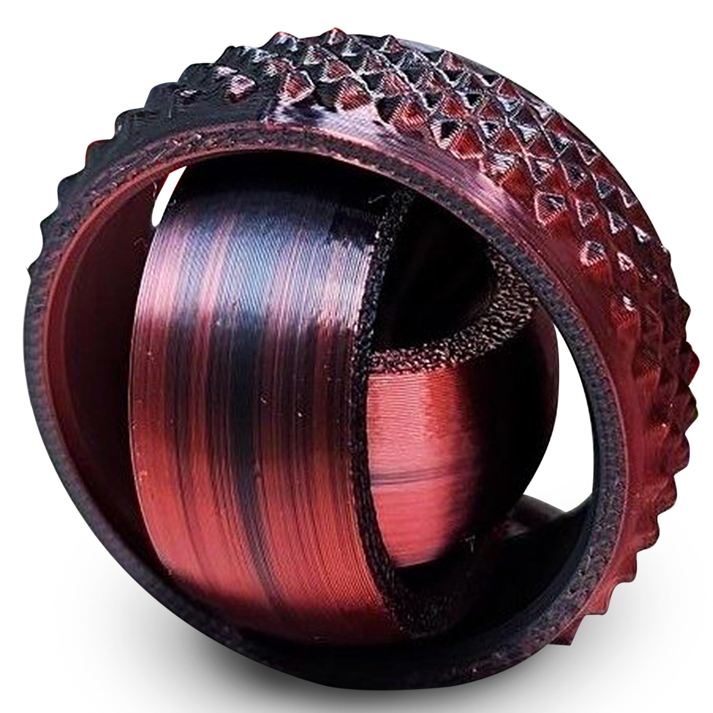 Novo brinquedo de bola rotativa impressa em 3d, giroscópio universal em forma de o, rotação por gravidade, alívio de ansiedade, descompressão, brinquedo legal: Verde claro
