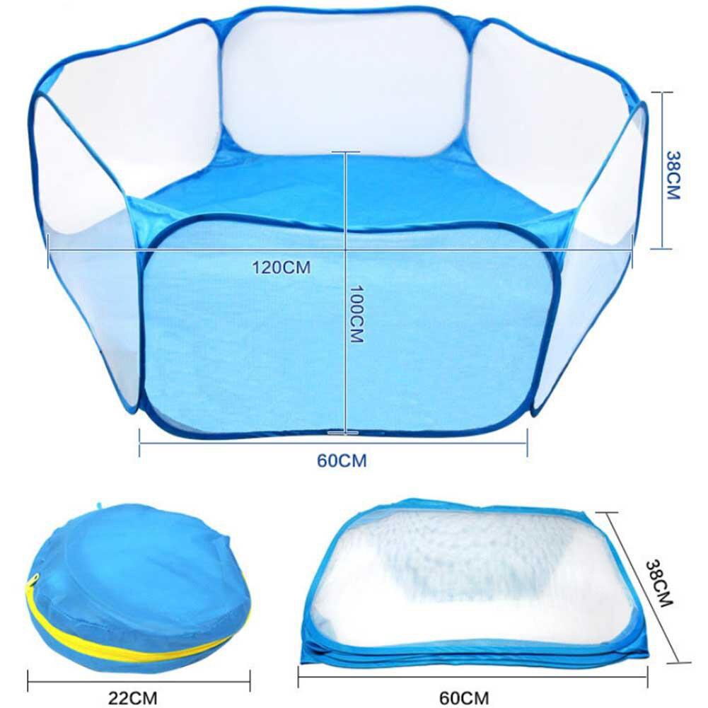 Children Folding Portable Interactive Game Tent Toy Balls Pool Baby Play Safety Fence Small Pet Rabbit Hedgehog Cage