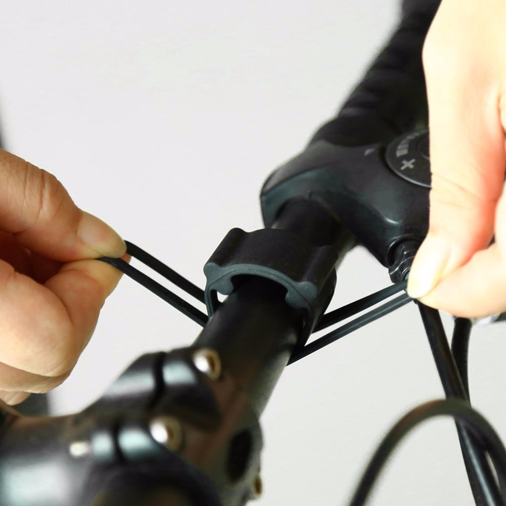 Cycling Bike Fiets Siliconen Elastiek Bandage Zaklamp Mount Holder