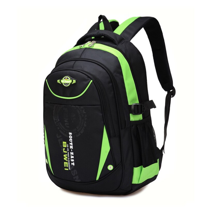 Waterdichte Kinderen Schooltassen Meisjes Jongens Kids Satchel Orthopedische Rugzak Basisschool Rugzak Mochilas Infantil: green 2