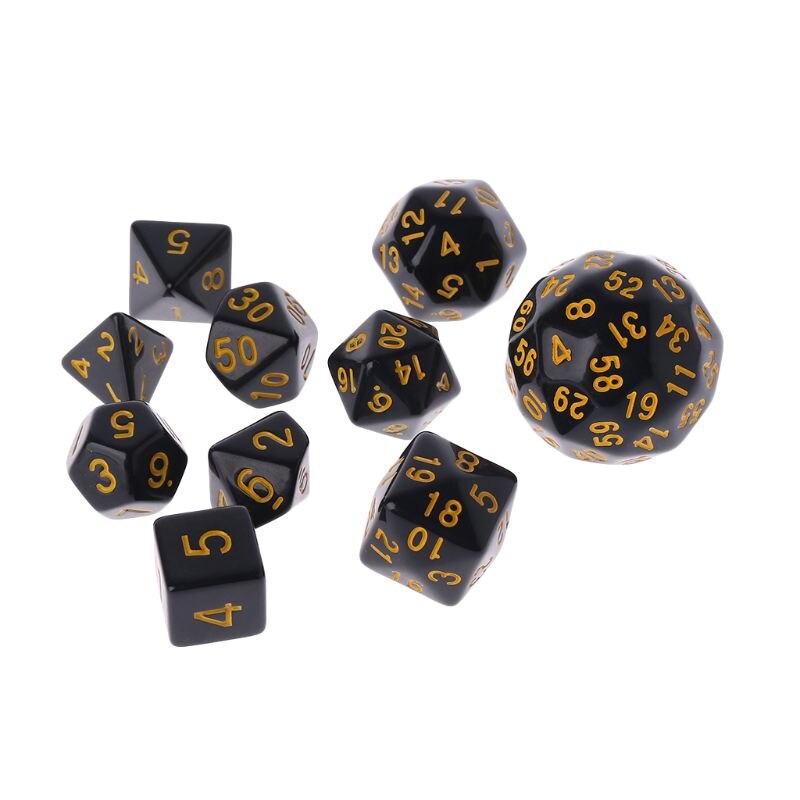 10 Stks/set Multi Zijdig Game Dice Mengen Party Games Club Voor Dungeon D & D Games Spelen