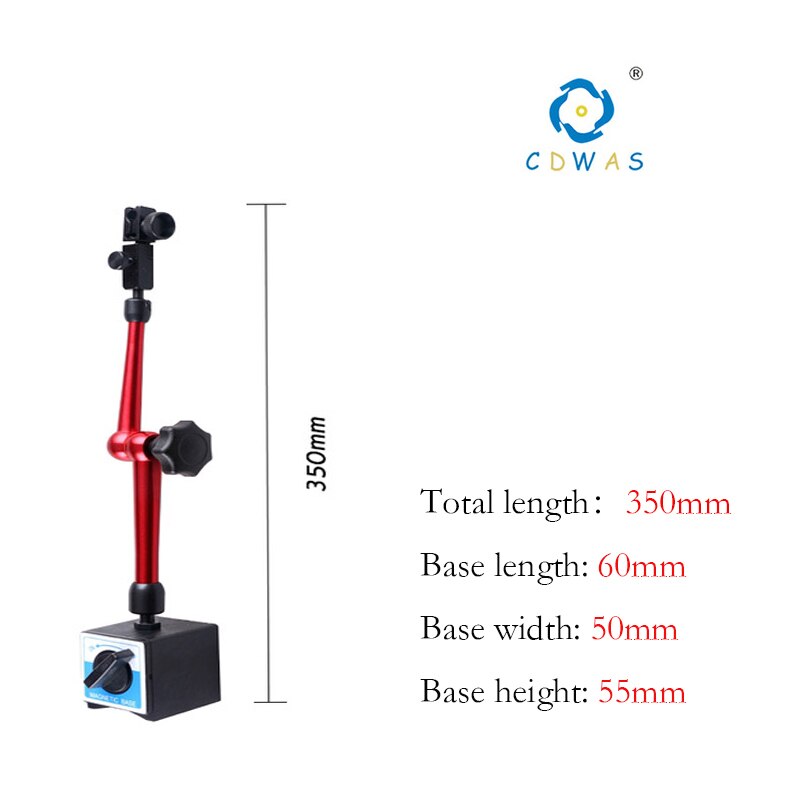 Indicador de Dial magnético Universal, soporte de Base magnética, báscula de mesa, indicadores de precisión: 350mm-60-50-55