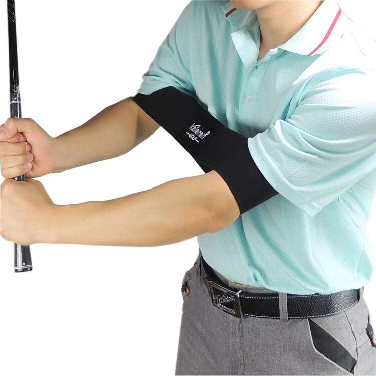 1PCS Golf Swing Training Aid Elbow Brace Arc Corrector Swing Training Straight Practice Golf Arm Bending Alarm Swing Trainer: ARM BAND 2