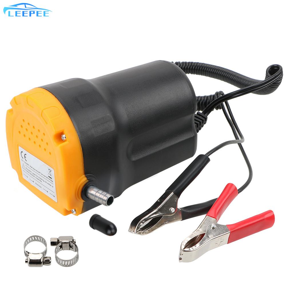 12V 60W Electric Automatic Fuel Transfer Pump Oil Pump Extractor Suction Oil Change Pump for Auto Car Boat Mot