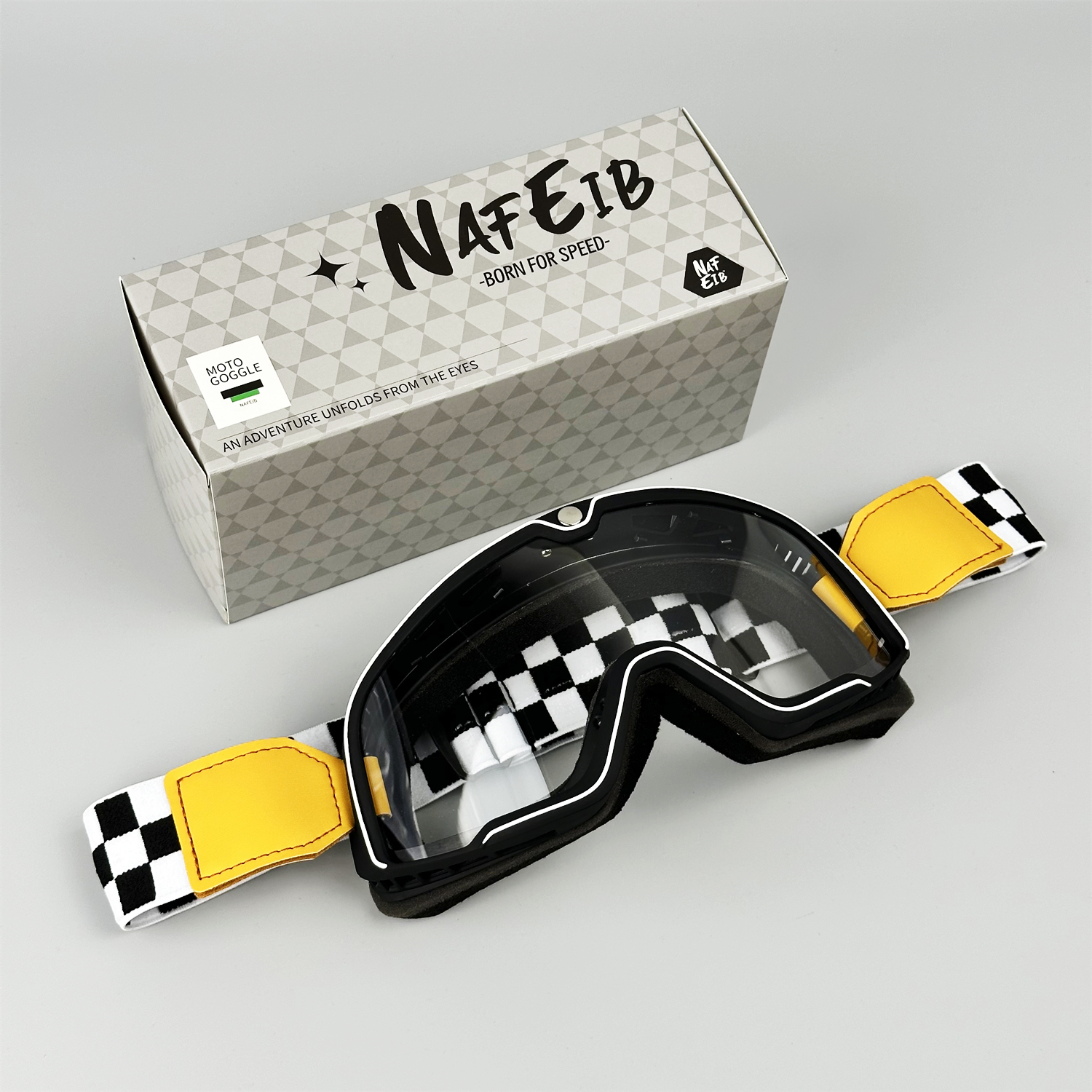 Bikers Retro Motorbril Bril Vintage Moto Klassieke Bril voor Pilot Style Steampunk ATV Bike Koperen Helm: MULTI