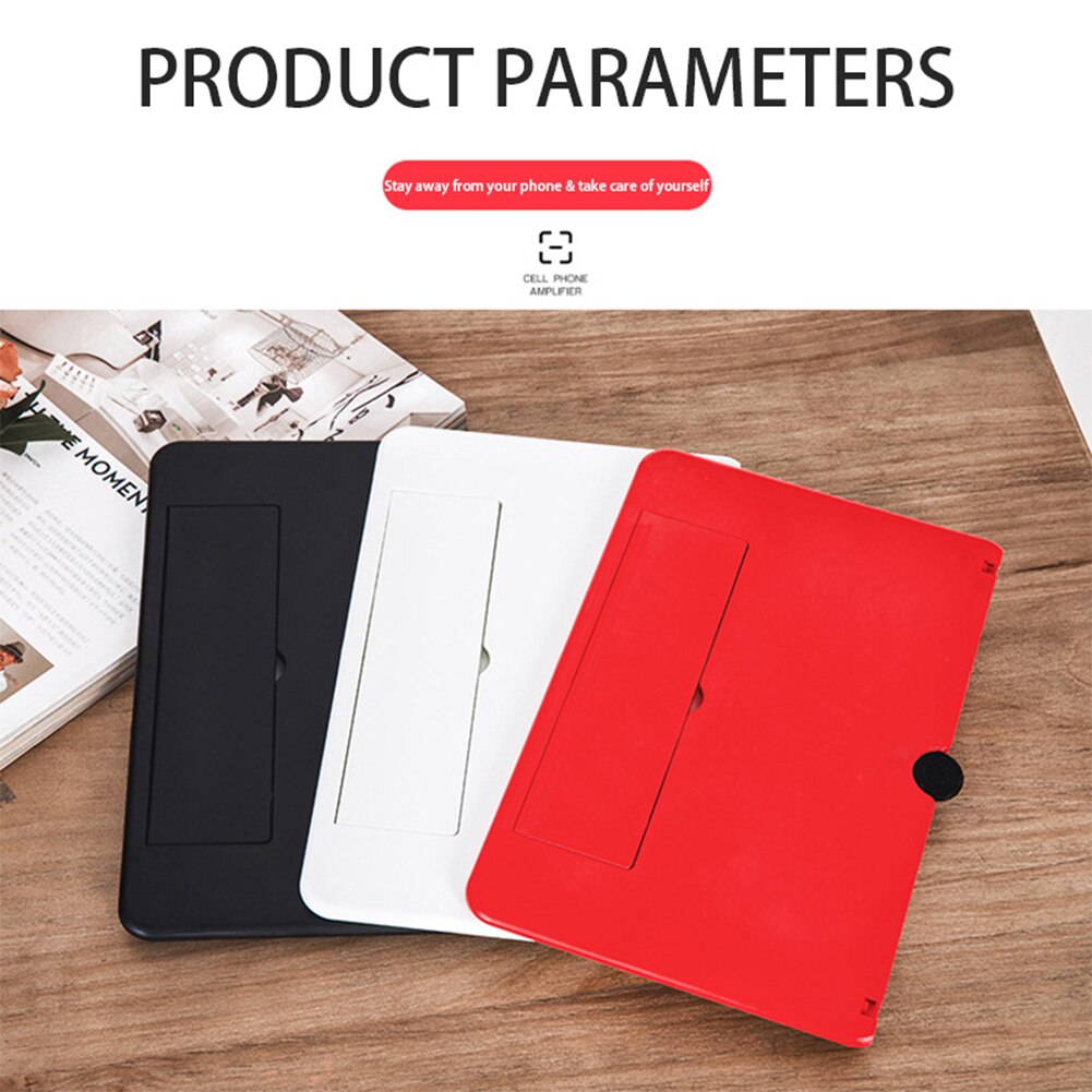 12-inch Phone Screen Magnifier Portable Mobile Phone Screen Magnifier Foldable Smart Phone Screen Amplifier Projector