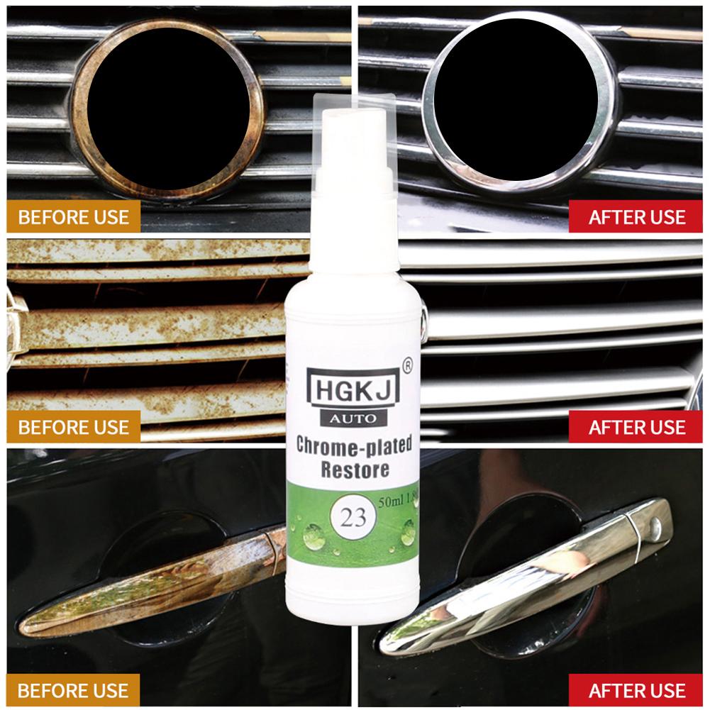Chrome Part Scratch Repair Deoxidation Car Interior Refurbishment Agent Rust Removal Paint Care Plastic Maintenance Accessories