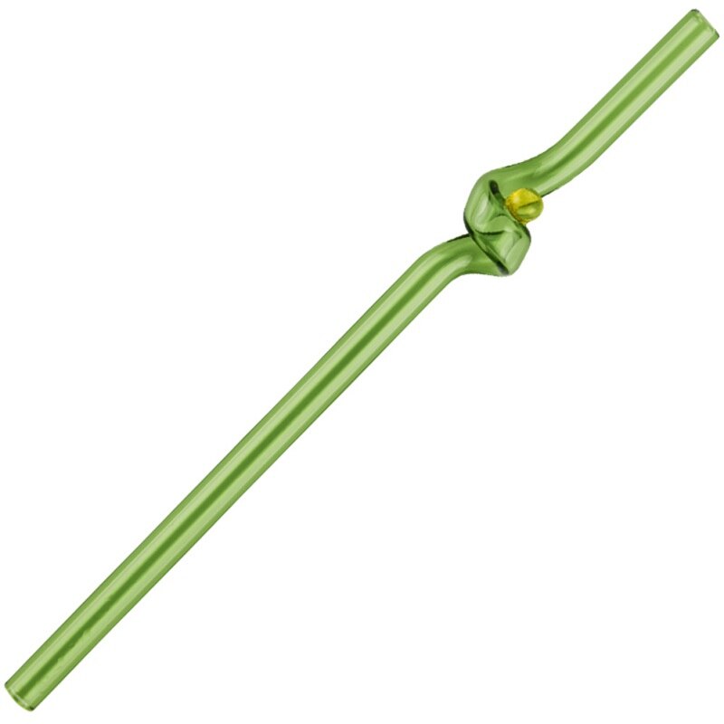 1Pcs Glass Straw Coffee Mixing Bar Reusable Straw Drinkware Drinking Accessories