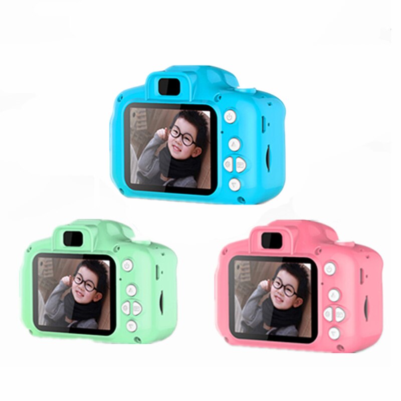 Mini Digital Camera Toys for Children Photography Props 2 Inch HD Screen Chargable Camera Electronic Toys Baby Birthday