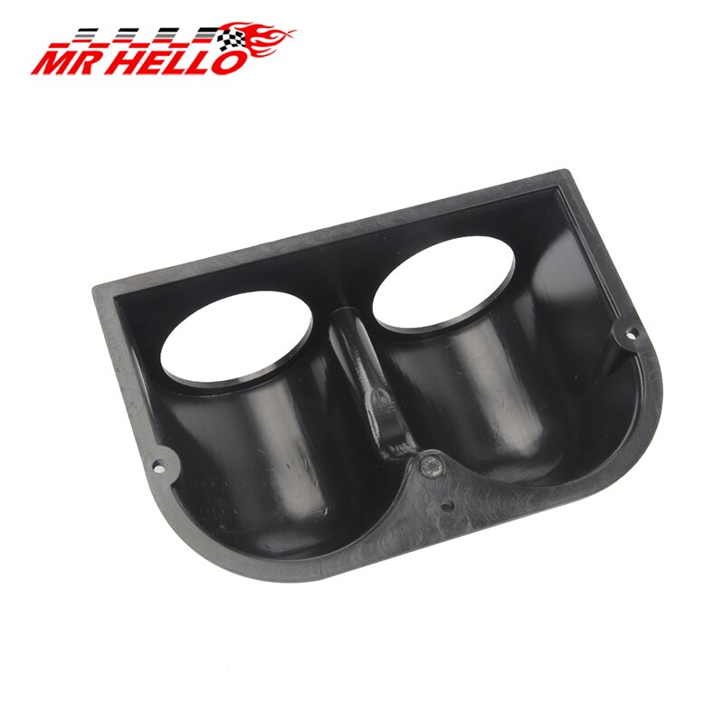 Black 2" 52mm Car Motor Dual Hole Dash Gauge Pod Mount Holder