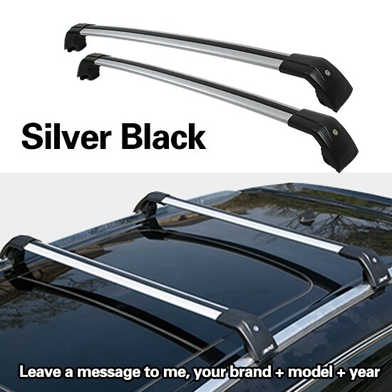 Roof Bars for MITSUBISHI - ASX RUR ] GA_W Aluminum Alloy Side Bars Cross Rails Roof Rack Luggage Carrier RACK: A