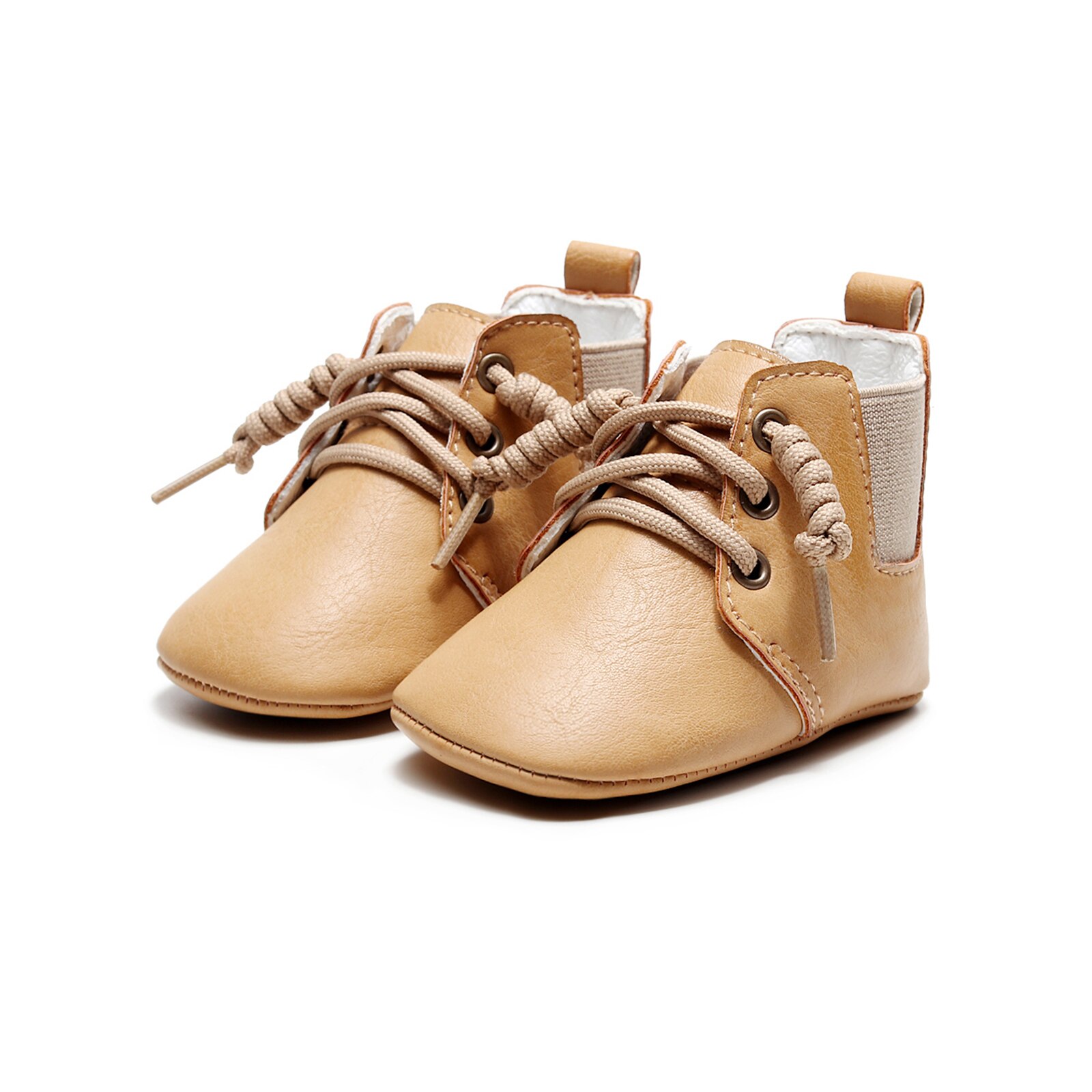 Baby & freundlicher kleidung Kleinkinder Weichen Sohlen Schuhe, Leder Socken, gehen Anti-Unterhose Geburtstag Winter Spitze-hoch retro Sneaker: E / 13.5 cm