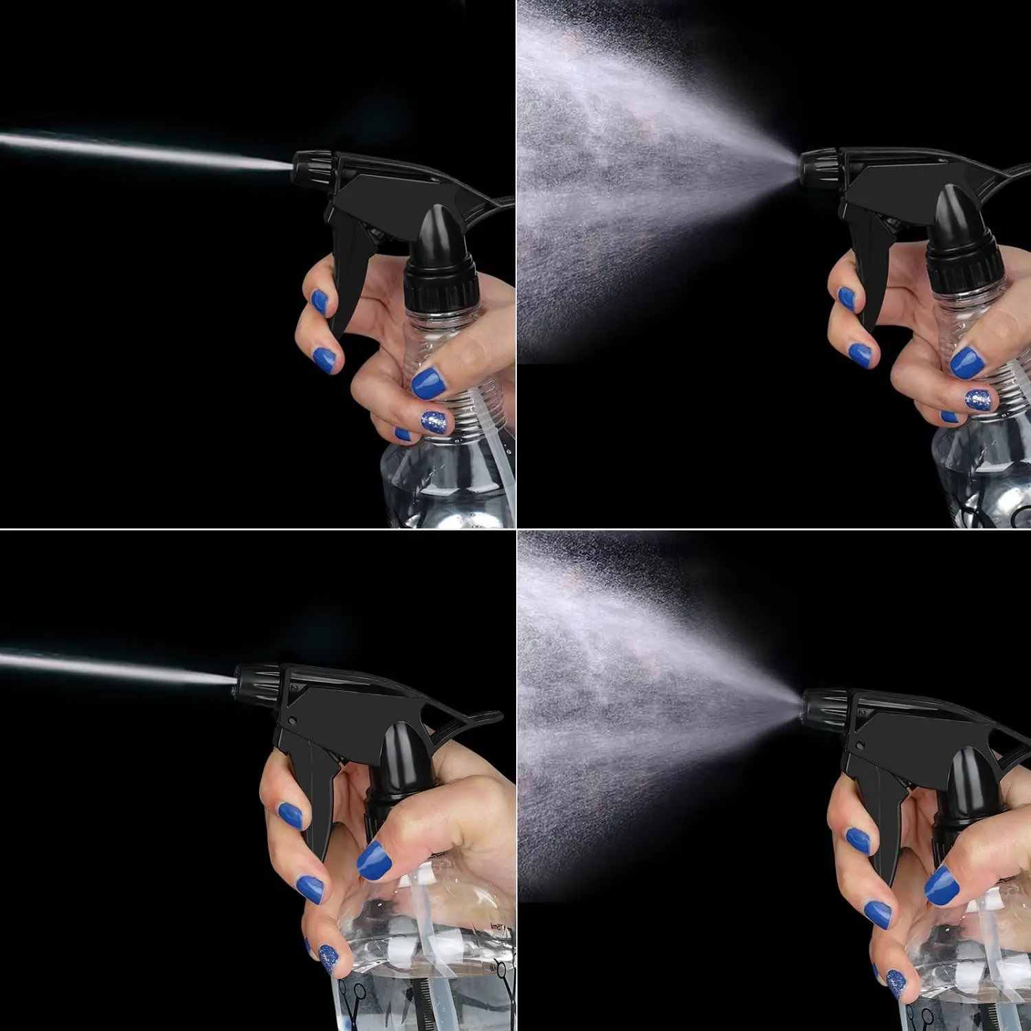 Juego de rociador de agua para peluquería, plumero para el cuello, cepillo de limpieza, herramientas profesionales de estilismo para el cabello