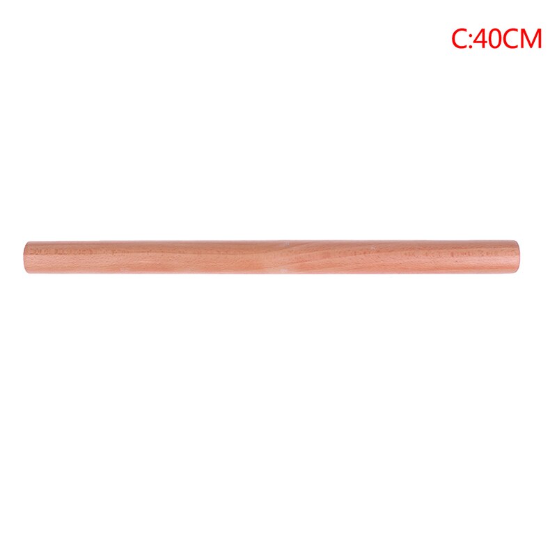 Natural Wood Cooking Tools Rolling Pin Dough Roller Fondant Cake Decoration: C